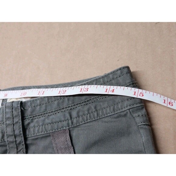 SO Juniors Womens Size 7 Capri Pants Khaki Brown Wear It Declare It Cute Comfy - Picture 7 of 13